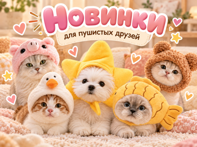 Костюмы для самых пушистых!🐾